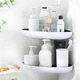 Полка угловая клеящаяся MBM HOME BP-26 WHITE/BLACK пластиковая белая/черная - изображение 4