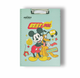 Кліпборд-планшет із зажимом та лінійкою 30 см А4 «Mickey and Friends» Disney (Міккі Маус та Плуто) бірюзовий, пластик, 31х22 см - зображення 1