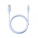 Кабель Baseus Silky Series Cable USB to Type-C 100W 1m P10377703313-00 Blue - зображення 3