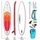 Надувная SUP доска AERO Board 2.0 (365х15х80см) 12" Red Orange - изображение 2
