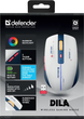 Mysz Defender Dila MM-282 LED Wireless White-Blue (4745090825435) - obraz 7