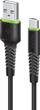 Kabel Intaleo CBFLEXT1 Type-C 1.2 m Black (1283126487484) - obraz 1