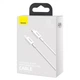 Кабель Baseus Superior Series Fast Charging Type-C to Lightning PD 20W (0.25m) White - изображение 1