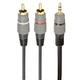 Кабель мультимедийный Jack 3.5mm to 2хRCA 2.5m Cablexpert (CCA-352-2.5M) - изображение 1