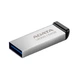 Флеш-накопичувач ADATA UR350 Silver Black 64GB USB 3.2 для ноутбука ПК металевий корпус - зображення 2