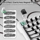Клавіатура Магнітна ATTACK SHARK X82 PRO HE Сomic Бездротова Ігрова RGB. 2.4G/Bluetooth/Кабель. Батарея 5000mAh. 8000 Герц/c. Магнітні Світчі - зображення 3