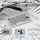 Клавіатура Магнітна ATTACK SHARK X82 PRO HE Сomic Бездротова Ігрова RGB. 2.4G/Bluetooth/Кабель. Батарея 5000mAh. 8000 Герц/c. Магнітні Світчі - зображення 6