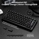 Клавиатура Магнитная ATTACK SHARK X82 PRO HE Black Contour Беспроводная Игровая RGB. 2.4G/Bluetooth/Кабель. Батарея 5000mAh. 8000 Герц/c. Магнитные Свитчи - изображение 8