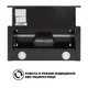 Витяжка телескопічна INTERLINE DELI BL A/60/2/T (600 м3/г, 3 швид., кнопкове кер.) 279321 - изображение 6