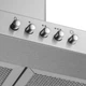 Витяжка купольна PYRAMIDA KX 60 (750) B IX (750 м3/г, 3 швид., кнопкове кер.) 282382 - изображение 7