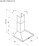 Витяжка купольна PYRAMIDA KX 60 (750) B IX (750 м3/г, 3 швид., кнопкове кер.) 282382 - изображение 10