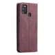 Чохол книжка Caseme з магнітом для Samsung Galaxy M21 бордовий - зображення 3