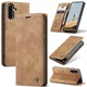 Чехол книжка Caseme с магнитом для Samsung Galaxy A36 5g коричневый - изображение 1