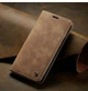 Чохол книжка Caseme з магнітом для iPhone 7 / 8 Plus коричневий гаманець - зображення 1