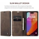 Чохол книжка Caseme з магнітом для iPhone 13 Pro кавовий гаманець - зображення 6