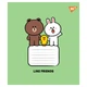 Тетрадь ученическая школьная Yes Line Friends Stylish А5 12 листов клетка (767645) - изображение 3
