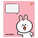 Тетрадь ученическая школьная Yes Line Friends Stylish А5 12 листов клетка (767645) - изображение 4