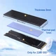 Радиатор для M.2 SSD Heatsink 2280 Solid State Hard Disk Aluminum Radiator with Thermal Silicone Pad PS5 Desktop PC NGFF NVME Gold - изображение 5
