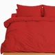 Простынь на резинке MirSon Soft Touch of Satin 007 Red 120x190 см (2200011279107) - изображение 2