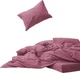 Простынь на резинке MirSon Soft Touch of Satin 020 Pastel violet 150x190 см (2200011285641) - изображение 1