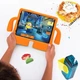 Противоударный детский чехол STR EVA для Apple iPad 11" 2025 (A16) человечек с ручками Orange - изображение 5