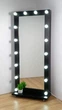 Зеркало в полный рост с подсветкой,подиумом на колесах,187x80см, черный,Mirror-rika - изображение 3