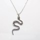Підвіска Snake змія кулон у вигляді змії сріблястий - зображення 1