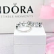 Серебряные серьги бантики Пандора Pandora 293545C01 - изображение 3