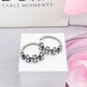 Серебряные серьги бантики Пандора Pandora 293545C01 - изображение 7