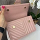 Модная женская мини сумочка на цепочке Пинко белая золотистая Pinko Розовый - изображение 6
