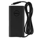 Блок живлення (адаптер) для ноутбука Dell 19.5V 4.62A 90W, штекер 4.5×3.0 з PIN, чорний, овальний корпус - зображення 1