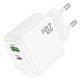 Сетевое зарядное устройство HOCO CS54A Surplus PD20W+QC3.0 (1USB-A/1C) (White) (209769) - изображение 5