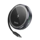 БЗП Hoco CQ18 Flash 2in1 Magnetic + iWatch (з retractable cable Type-C) Metal gray - зображення 1