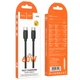 Дата кабель Hoco X115 Surpass Type-C to Type-C 60W (1m) Black - изображение 5