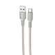 Дата кабель Borofone BX116 Certain USB to Type-C 3A (1m) (Gray) (219580) - зображення 1