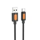 Дата кабель Borofone BX114 Structure USB to Type-C 3A (1m) (Black) (219561) - зображення 1