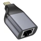 Переходник Hoco UA35 Type-C to RJ45 Metal grey - изображение 3