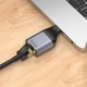 Переходник Hoco UA35 Type-C to RJ45 Metal grey - изображение 5