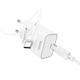Сетевое зарядное устройство HOCO C143A Benefit PD20W (1USB-C) + кабель Type-C to Type-C (White) (227520) - изображение 5