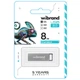 Флеш накопитель USB 2.0 Wibrand Chameleon 8Gb (silver) Epik (222454) - изображение 2