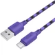 Дата кабель HOCO X116 Meridian USB to Type-C 3A (1m) (Gradient Purple Mix) (228984) - изображение 5