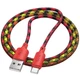 Дата кабель HOCO X116 Meridian USB to Type-C 3A (1m) (Gradient Red Mix) (228985) - зображення 4