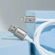 Дата кабель Proove Flex Metal Type-C to Lightning 27W (1m) (White) (203617) - изображение 7