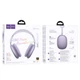 Накладні бездротові навушники HOCO W65 Plus Happy ANC (Purple) (230326) - зображення 3
