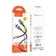 Дата кабель HOCO X109 Energy silicone USB to Lightning (3m) (Black) (219691) - зображення 5