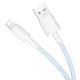 Дата кабель Borofone BX117 Source USB to Lightning 2.4A (1m) (Blue) (219544) - зображення 2