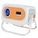 Проектор 4k Android JY325 (White / Orange) Epik (230099) - изображение 3