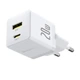 Сетевое зарядное устройство Baseus Palm Fast Charger 20W (1USB-A/1C) + кабель Type-C to Type-C (P10111608) (Moon White) (226920) - изображение 2