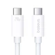 Дата кабель Baseus Superior 2 USB4 Full-Function Type-C to Type-C 240W (1.8m) (P10365200211-05) (Moon White) (207637) - зображення 1