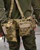 Разгрузочный пояс РПС 762 Пиксель с подсумками из Cordura 500D крепление MOLLE для магазинов аптечка гранатник - изображение 5